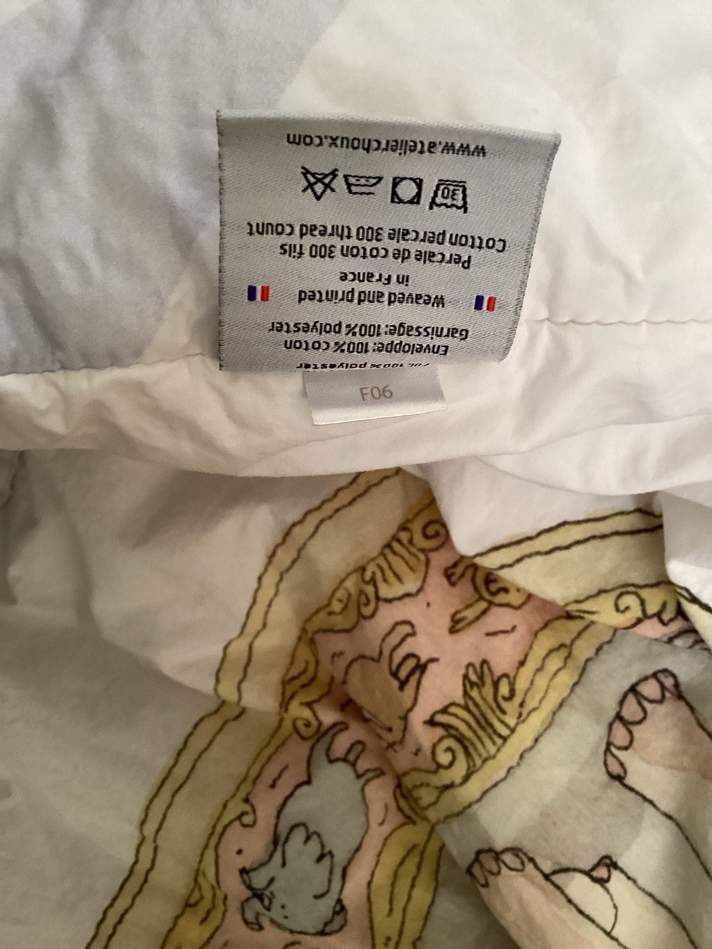 Atelier Choux Paris Baby Toddler Double Sided Reversible Quilt Paris / Carousel - Picture 7 of 7